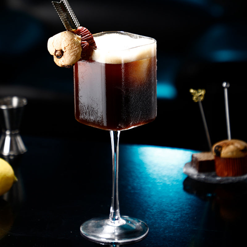 Lead-Free Crystal Goblet Ball Cup Thin Wine Glass Bubble Cocktail Glass