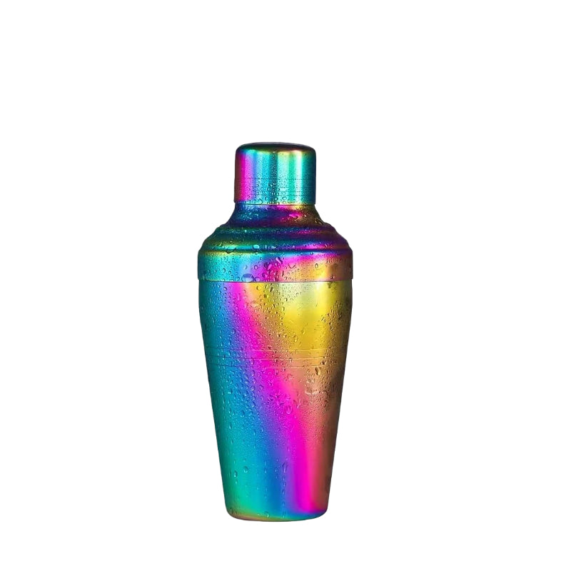 13.87 oz Stainless Steel Shaker Strainer Colorful Water Bottle Wine Mixer Stainless Steel Shaker for Bar