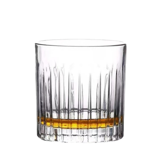 Crystal Striped Whisky Glass Tumbler Cup Personalized Bar Vodka Shot Glasses