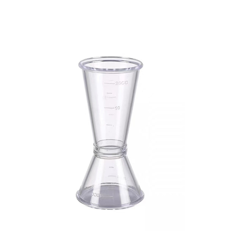 Clear Jigger Ounce Cup Plastic Resin Milk Tea Coffee 1Oz Per Cup Scale Measuring Cup Home Bar Applies