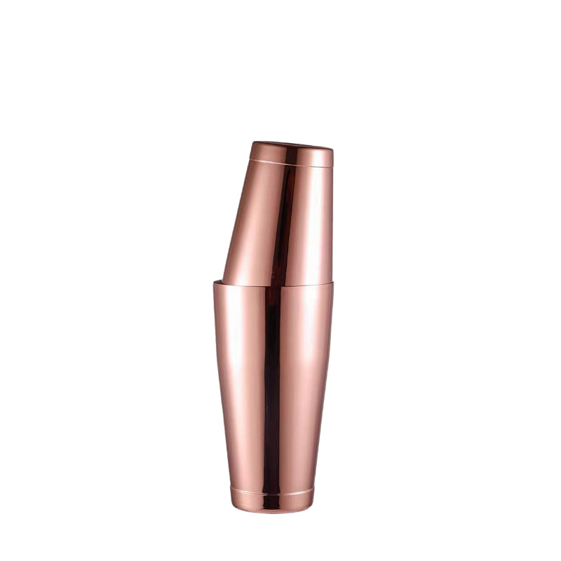Martini Drink Shaker Stainless Steel Pro Copper Boston Shaker for Bar