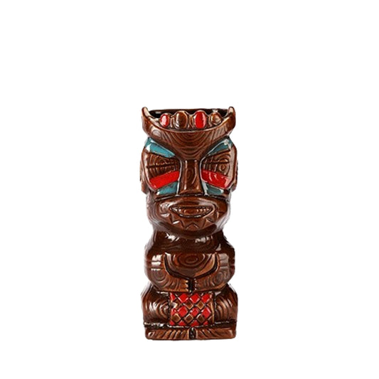 Painted Tribal Chief Cup Personality Cocktail Glass Molecular Bartender Special Ceramic TIKI Cup