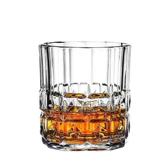 Hand Blown Handmade Embedded Original Real Whisky Glass for Gift