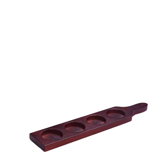 Handmade 18" Natural Shot Glasses Holder