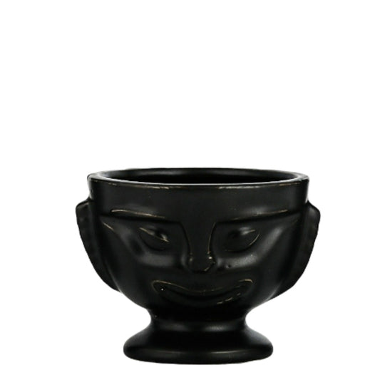 Tiki Cocktail Tiki Mugs Black Hawaiian Ceramic Cylinder Bar Exclusive