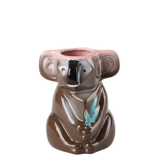 Creative Hawaiian TIKI Ceramic Cup Personality Bar Animal Cocktail Cup TIKI Cup Cute Koala Cup