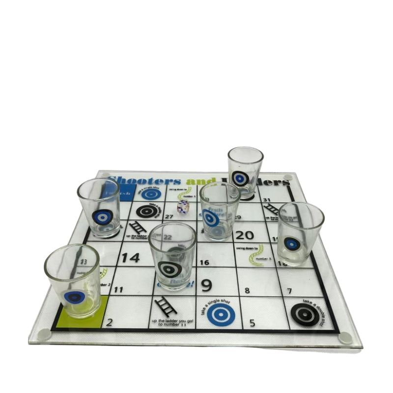 Bar Game Snake Chess Black Glass Flying Chess Black Glass Game Chess Bar KTV Drinking Props