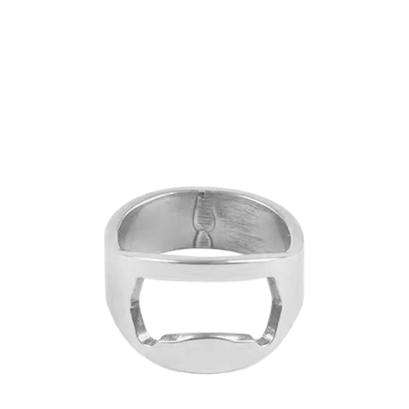 Creative Mini Opener Stainless Steel Finger Ring Opener Bar Tools