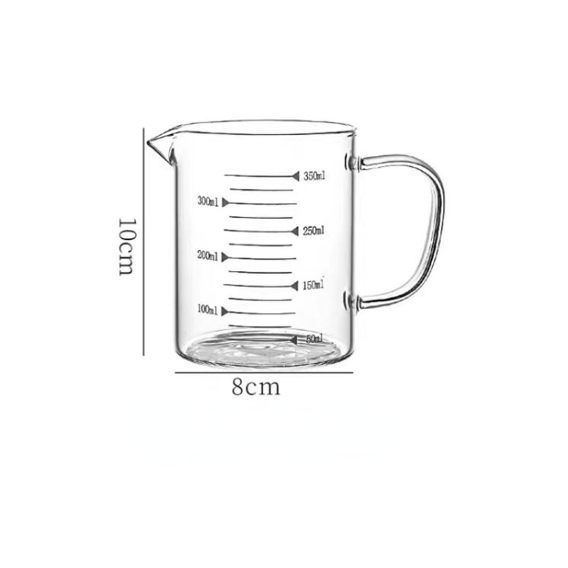 Measuring Cup with Scale Household Heat-Resistant Glass Cup with Handle