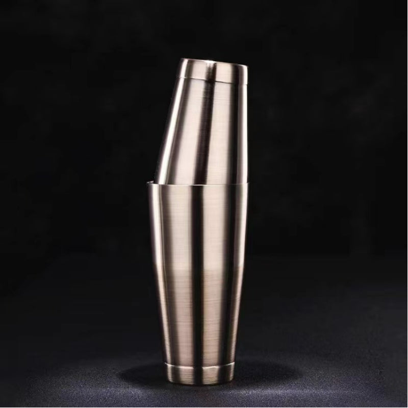 Professional Bartender Customized Engraved Boston Wine Mixer Shaker Cocktail Shaker for Bar