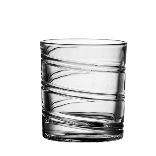 Stable Revolve Release Pressure Whisky Tumbler Crystal Wine Cup Rotating Glass Whiskey Old Fashioned Glass