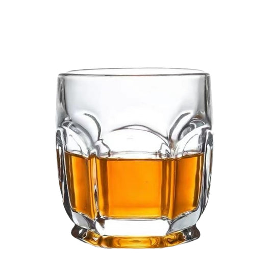 Creative Hexagonal Cup Lead-free Unique Crystal Glass Tumbler Glass Mug Whisky Glass