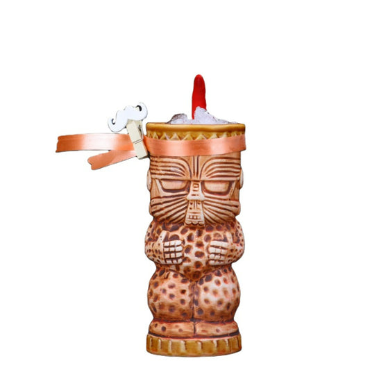 Hawaiian Cocktail Glass TIKI Cup Creative Art Feature Ceramic Mug Tiki Bar Wine Glass