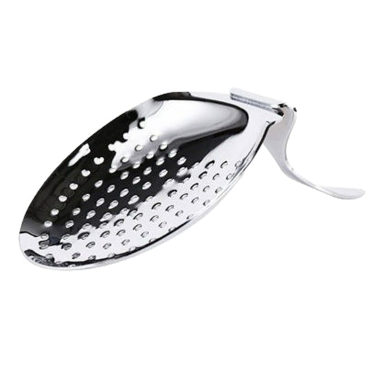 Bent Handle Julep Strainer - Stainless Steel Commercial Cocktail  Polished Finish