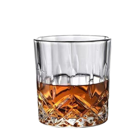 Bar Accessories Crystal Glass Cups Whiskey Glasses Gift Set with Ice Cubes