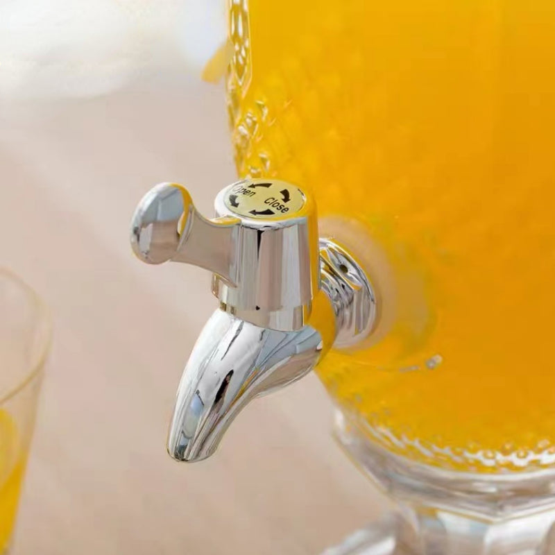 Wholesale Juice Beer Dispenser Crystal Glass Beverage Dispenser