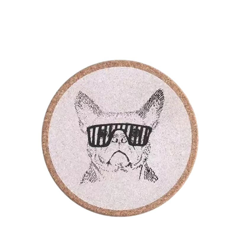 Retro Style Cork Coaster Coffee Cup Mat Tea Coaster