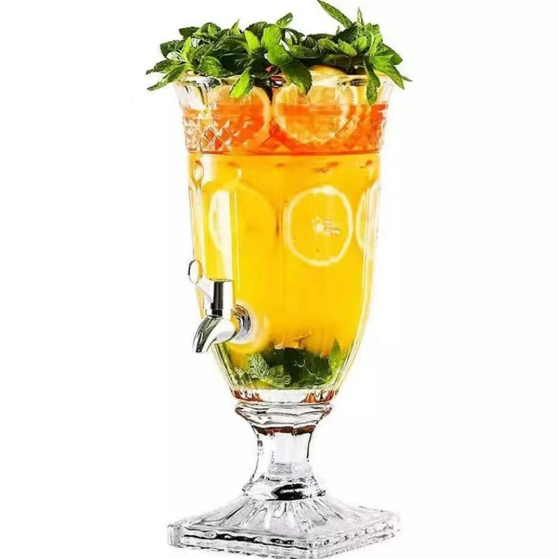 Multi Functional Glass Wine Dispenser Beverage Dispenser Home Usage