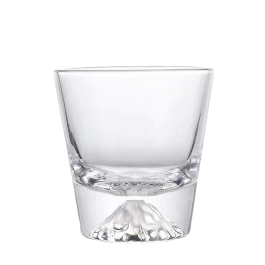 Snow Mountain Handmade Creative Fujiyama Crystal Whiskey Drinking Glass Tumbler Cup