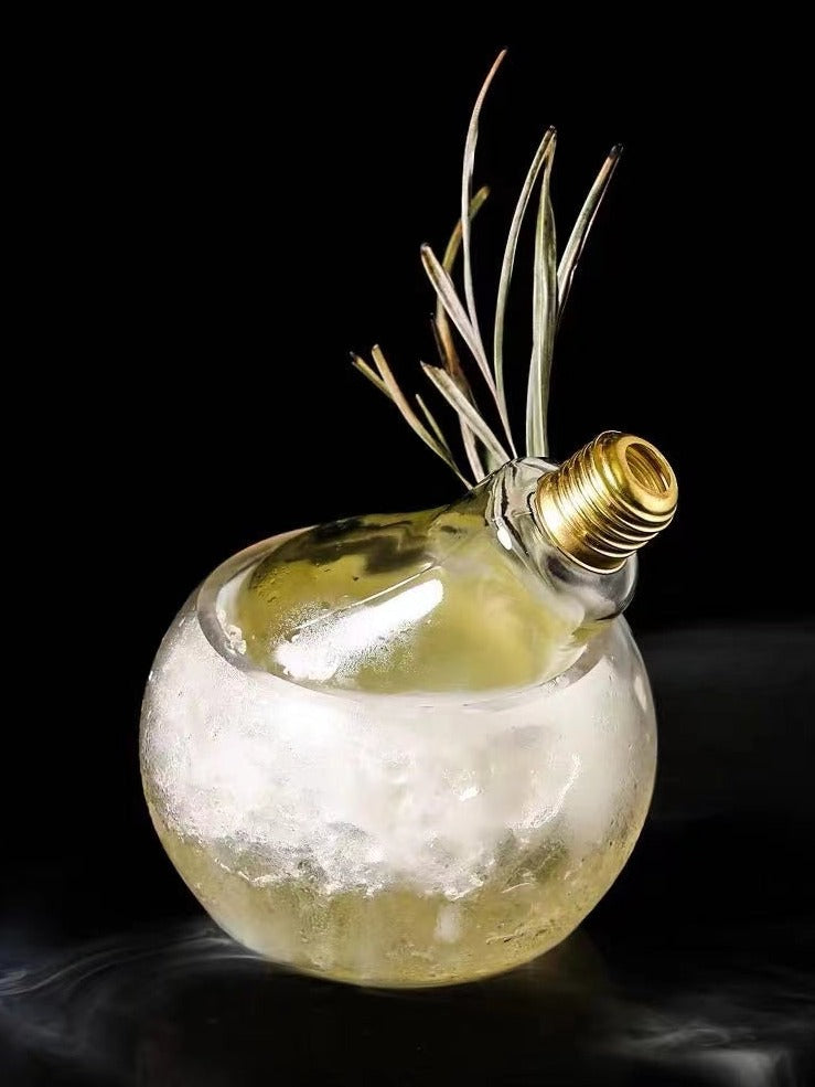Creative Cocktail Glass Spherical Base,Unique Designed Stylish Wine Glasses