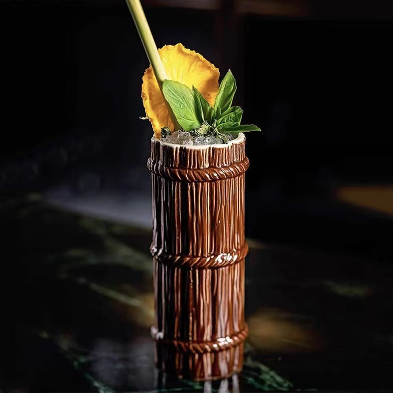Personalized Cocktail Glass Tiki Mug High Quality Ceramic for Bar