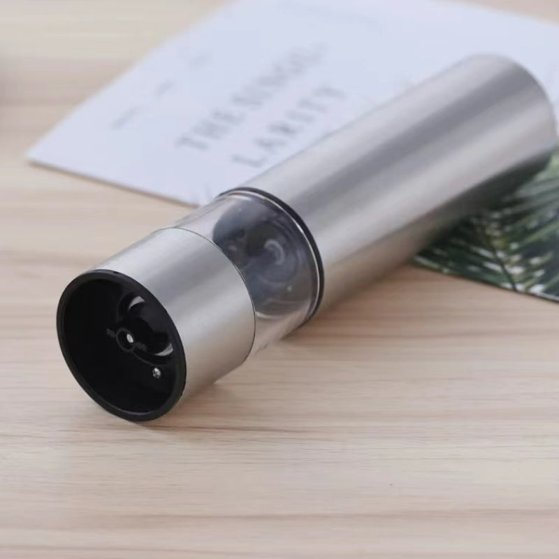 Automatic Stainless Steel Pepper Mill Electric Grinder Black Pepper Mill