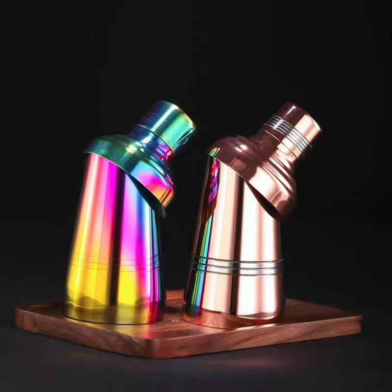 13.87 oz Stainless Steel Shaker Strainer Colorful Water Bottle Wine Mixer Stainless Steel Shaker for Bar