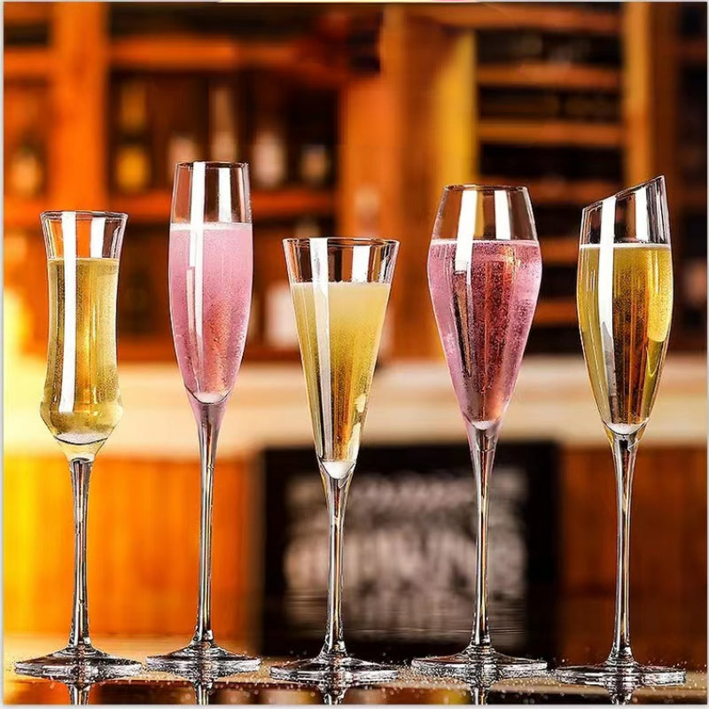 2022 Wholesale Champagne Glasses High Quality Wine Goblet Crystal Glasses