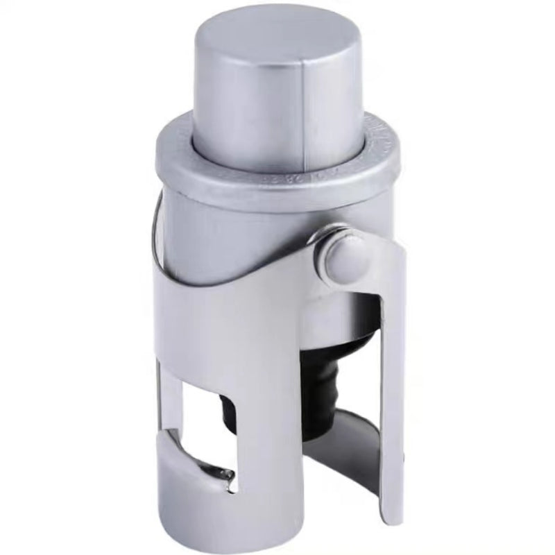 Champagne Bottle Stopper Vacuum Stainless Steel Fresh-keeping Seal Red Wine Stopper