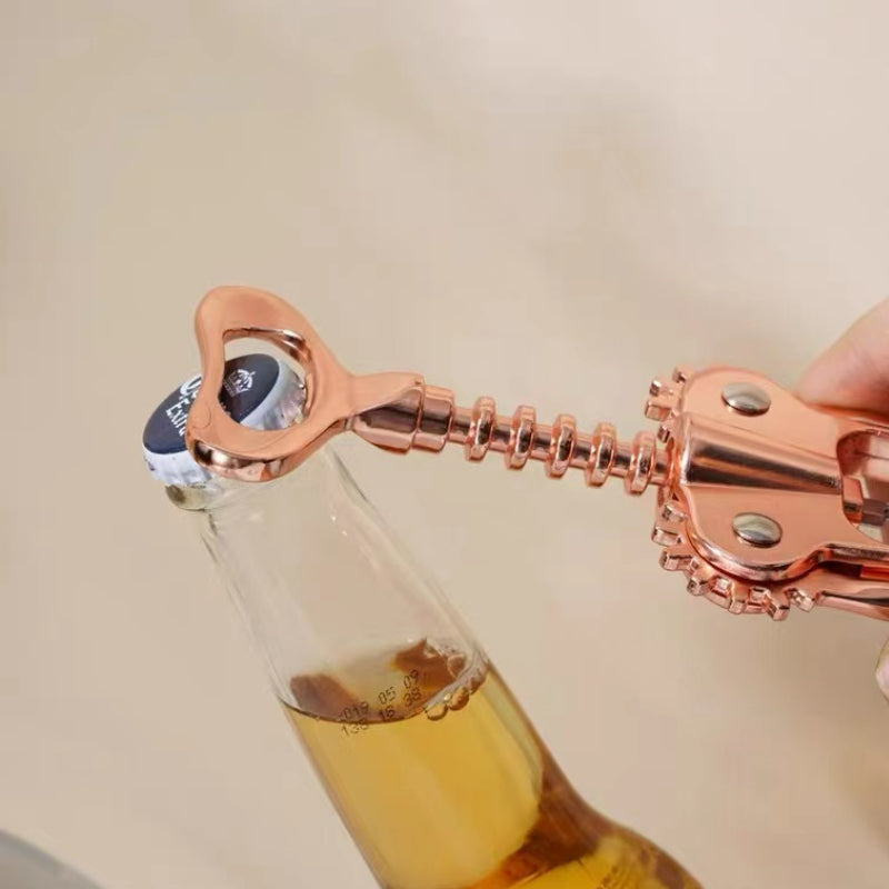 Rose Gold Metal Wine Opener Kitchen Tool Bottle Openers Wine Opener
