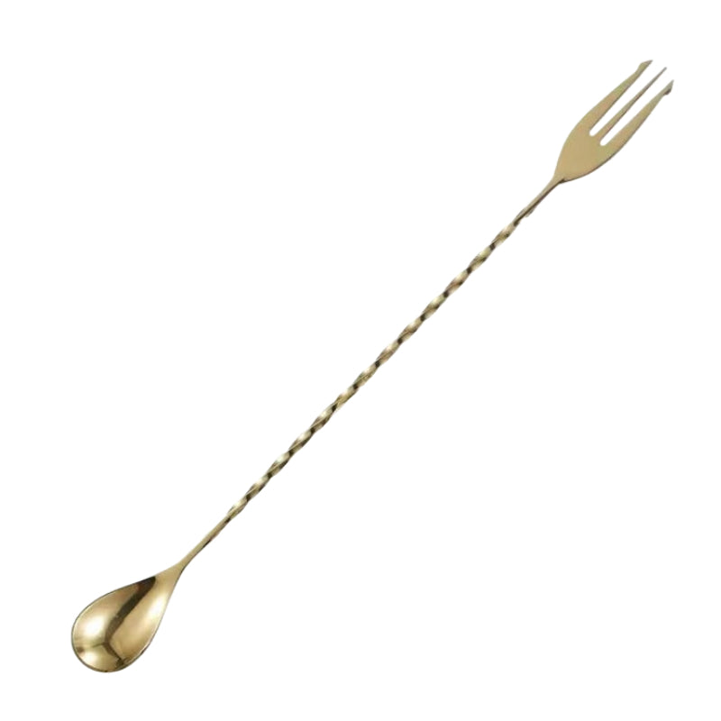 Multi-functional 50.0cm Long Stainless Steel Trident Mixing Bar Spoon