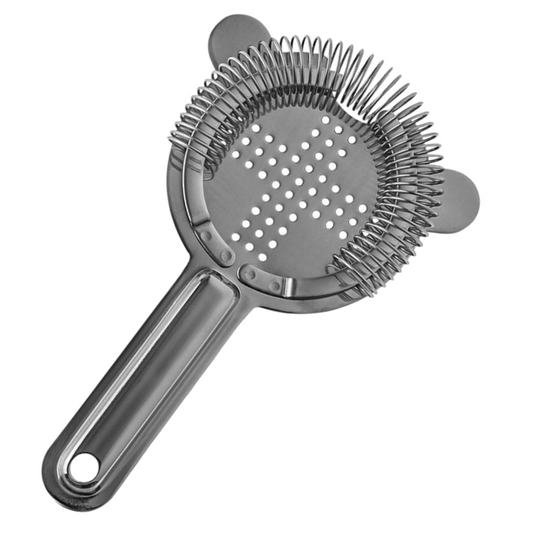 Stainless Steel Cocktail Strainer - Hawthorne Style Bar Tool Used by Professional Mixologists and Bartenders