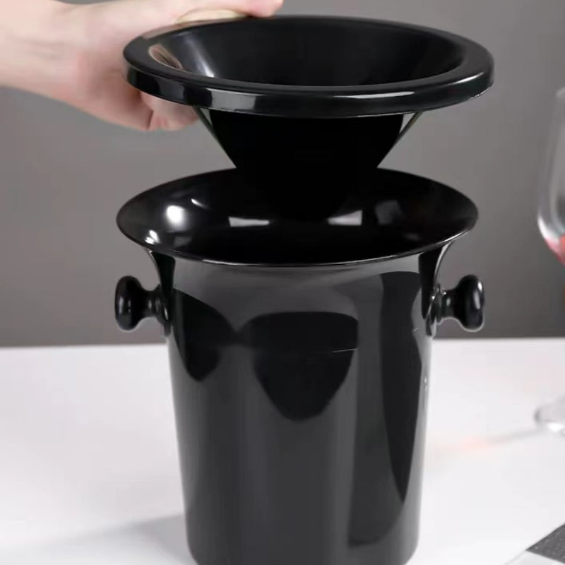 Classic Plastic Wine Cooler Spittoon Ice Buckets for Tasting Room