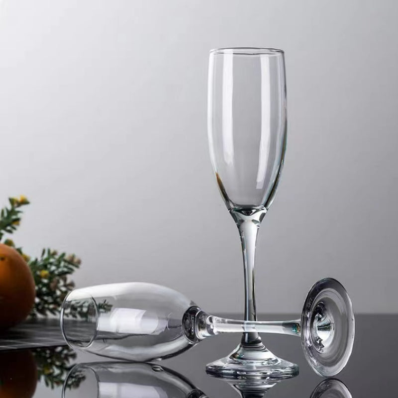 Champagne Glasses Crystal Stemware Long Stem Glasses Tulip-shaped Champagne Glasses