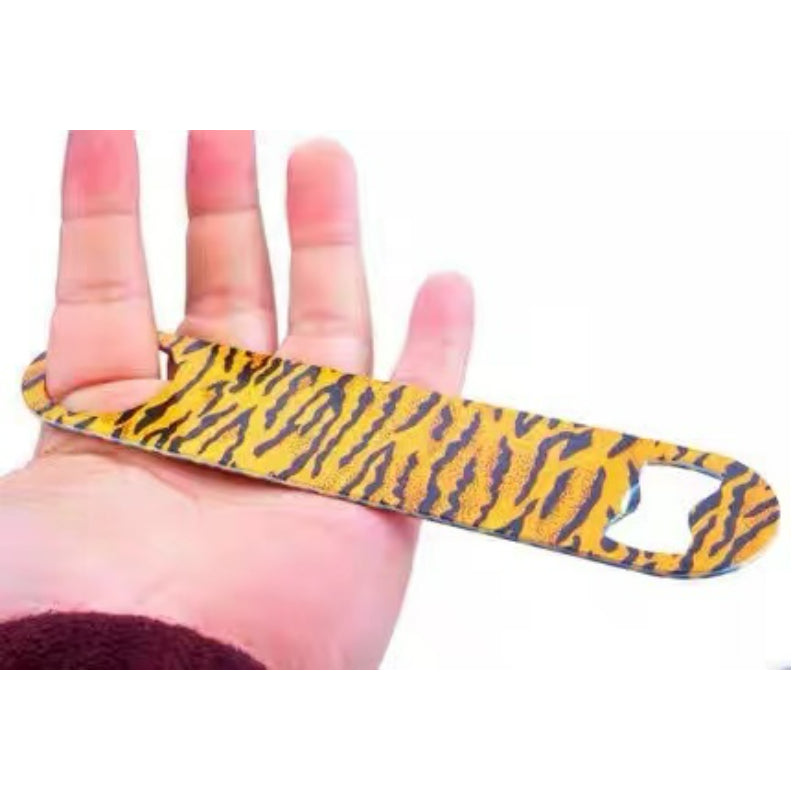Fancy Bottle Opener Paint Tiger Pattern Beer Bottle Opener