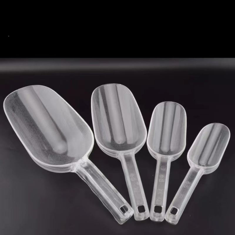 Wholesale Thickened Plastic Shovel Multiple Size Multi Purpose Measuring Ice Scoops Large Acrylic Flour Food Shovel