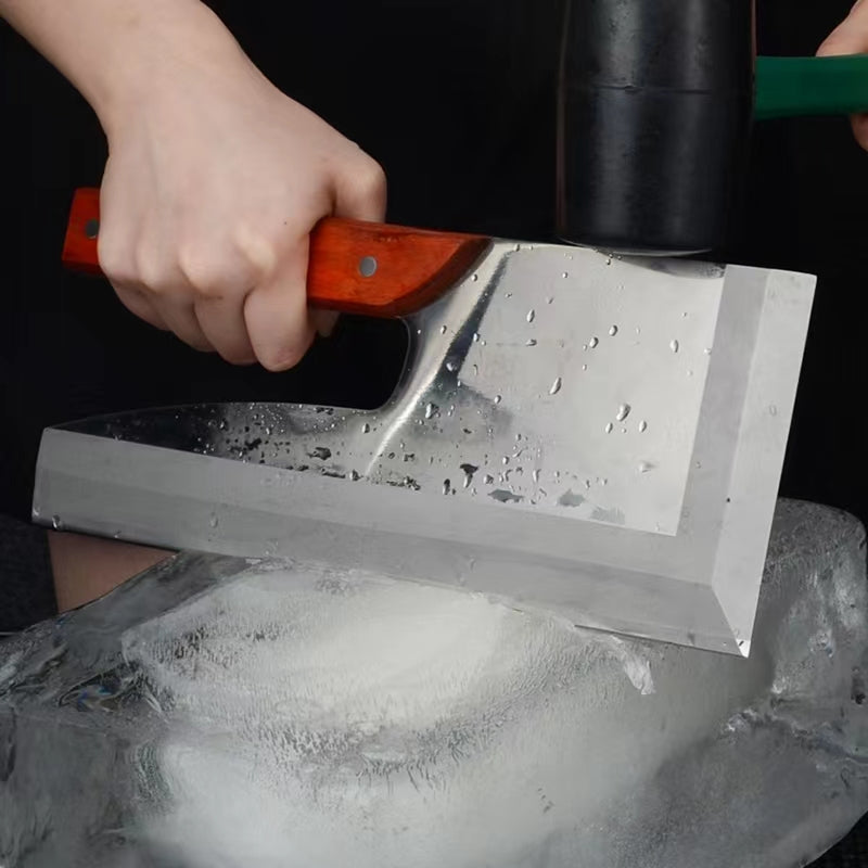 Ice Hammer Ice Knife Special Rubber Hammer Professional Cutting Ice Knife Ice Crusher Shockproof Hammer