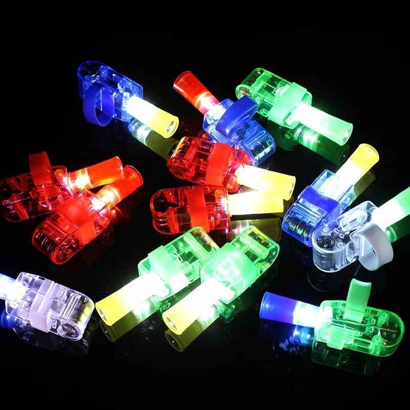 Bungee Luminous Flash Ring Led Finger Lamp Bar Nightclub Electric Syllable Ring Jewelry Equipment Props