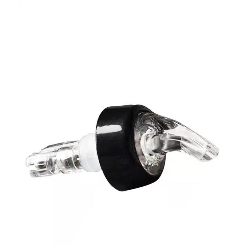 Professional Liquor Pourer with Black Collar Automatic Liquor Pour Spout