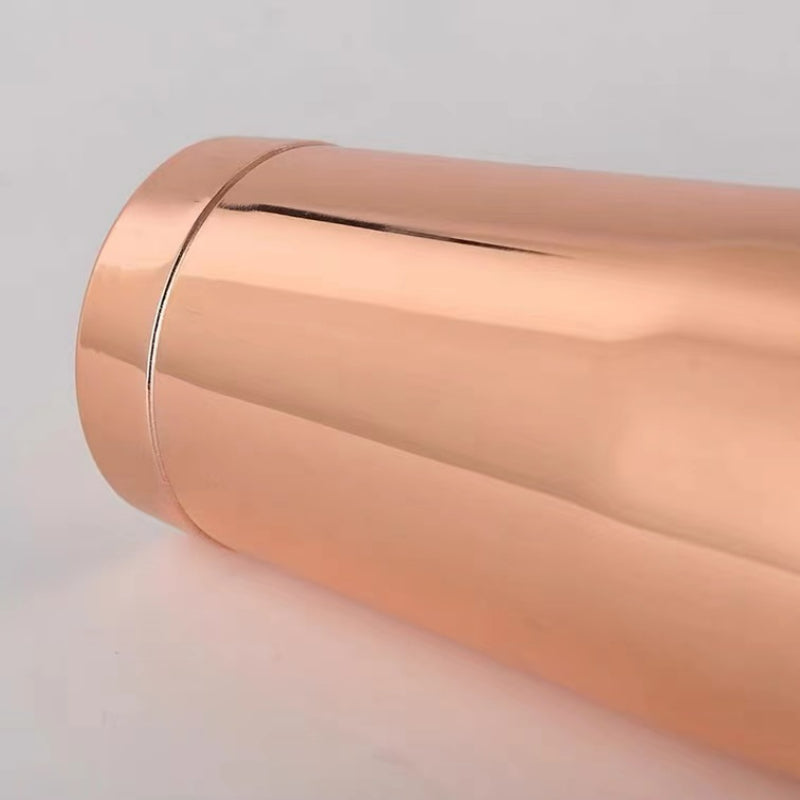 Professional Manufacture Custom Logo Copper Drink Mixer Boston Shaker with Glass