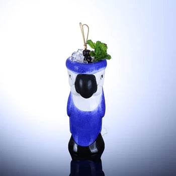 Animal Shaped Ceramic Cocktail TIKI Cup Personality Vase Cartoon Cute Parrot Cup