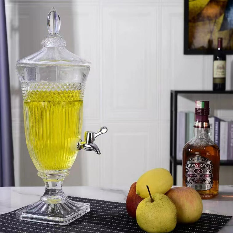 Wedding Supplies Dispenser 2/3L Cold Beverage Glass Dispenser