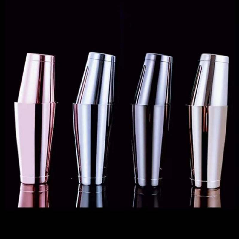 Martini Drink Shaker Stainless Steel Pro Copper Boston Shaker for Bar