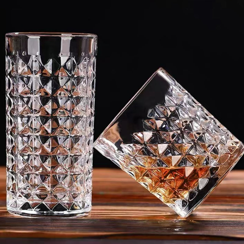 Wholesale Crystal Glass Whiskey Transparent Bar KTV Special Glasses Anti-Fall Household Water Cup