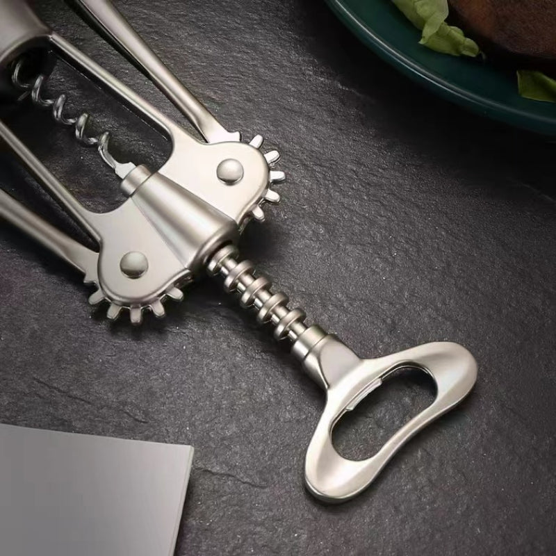 Wholesale Silver Wine Opener Used in Kitchen Restaurant and Bars Stainless Steel Wine Opener