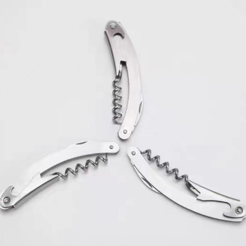 High-quality Stainless Steel Material Multi-purpose Seahorse Professional Manual Beer Wine Bottle Opener