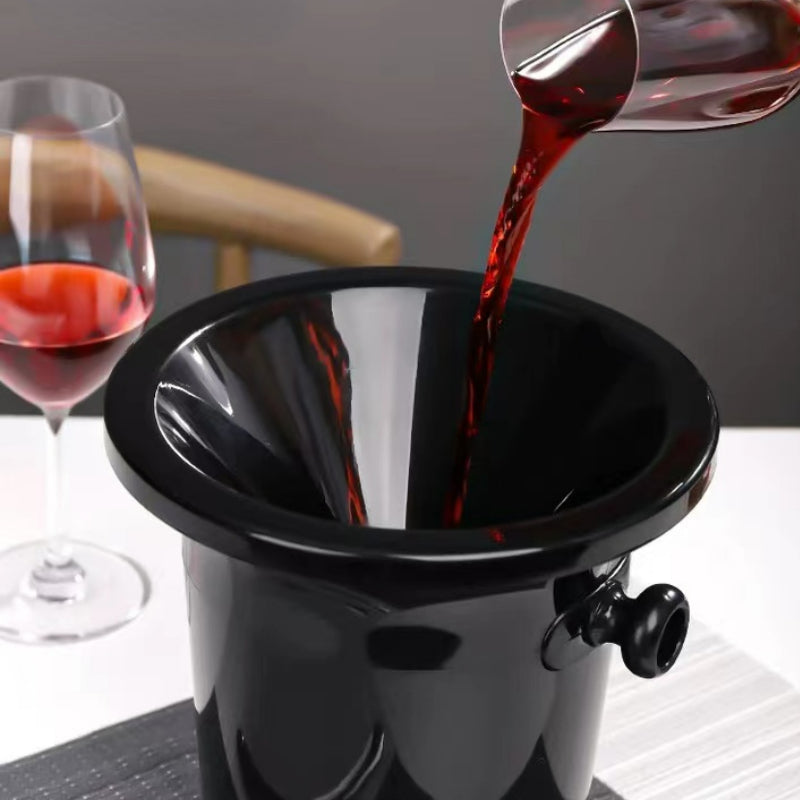 Classic Plastic Wine Cooler Spittoon Ice Buckets for Tasting Room