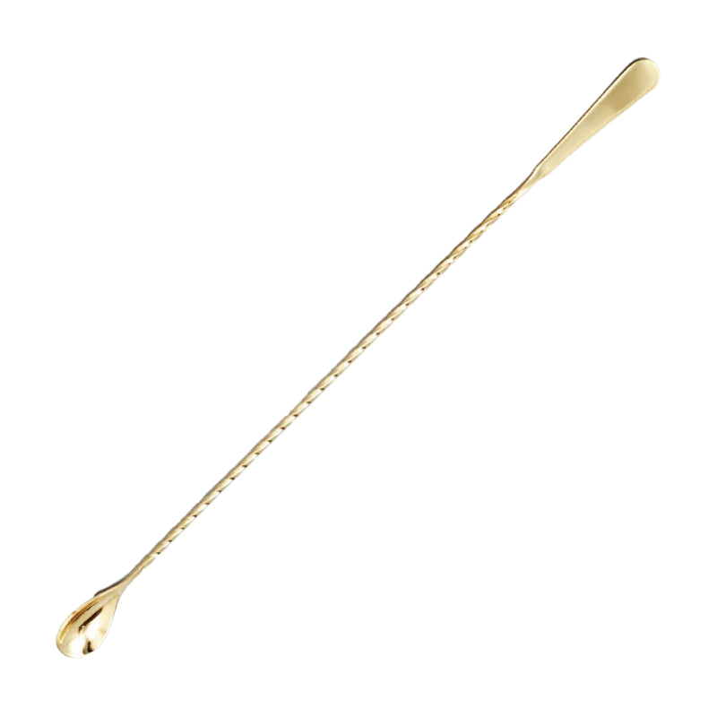 Cocktail Mixing Stirrers for Drink, 40.0cm Long Stainless Steel Bar Spoon with Screw Handle