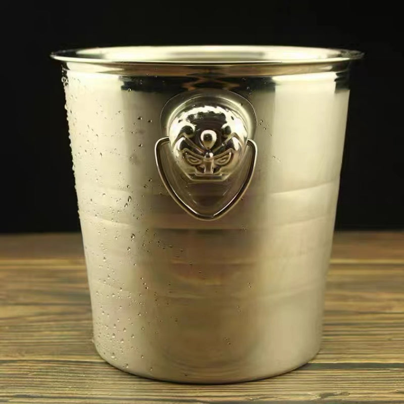 3L/5L/7L Tiger Shaped Ice Bucket Stainless Steel Bucket Wine Ice Bucket