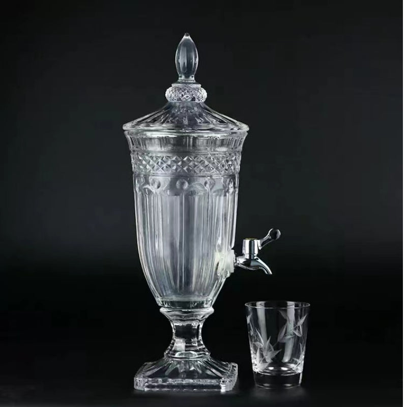 Multi Functional Glass Wine Dispenser Beverage Dispenser Home Usage